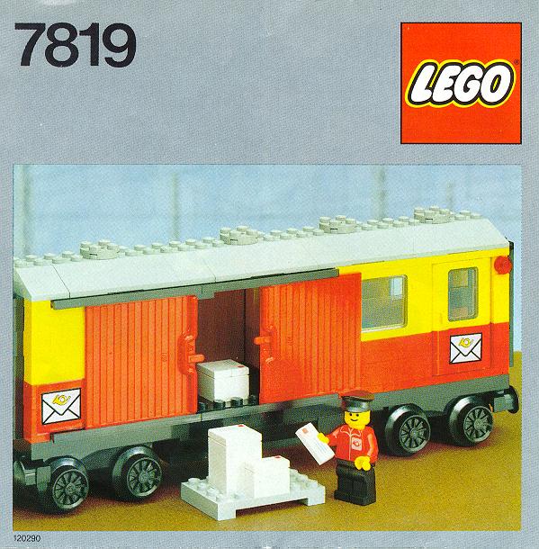 Lego 7819 Postal Container Wagon 